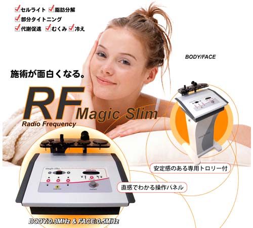 マジックスリム ラジオ波 痩身マシン