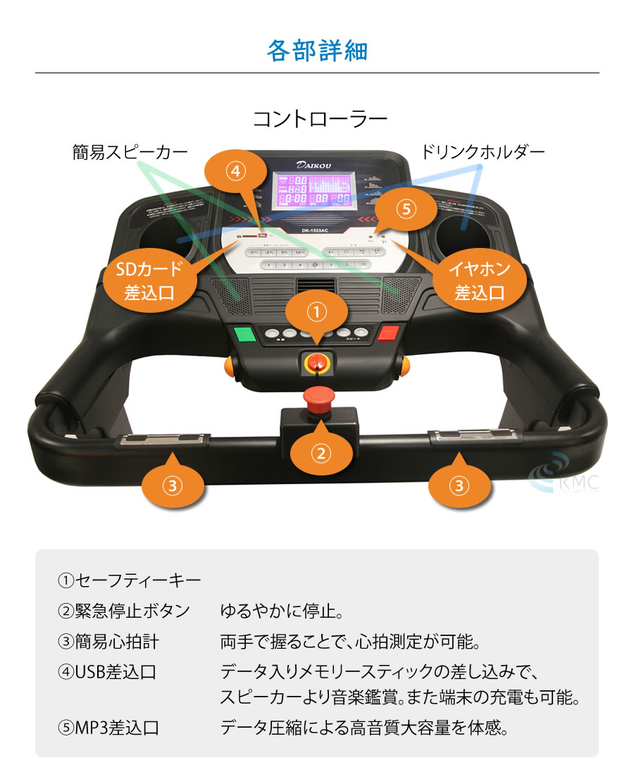 ダイコウ 準業務用前後進低速電動ウォーカーDK-1533AC