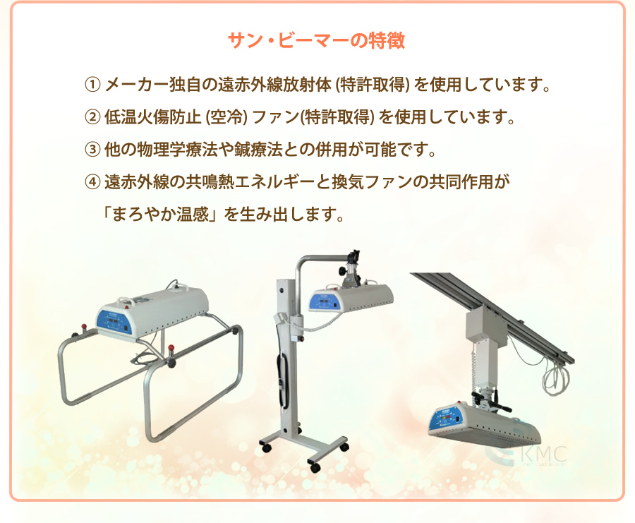 サン・ビーマー DXLタイプ 天井吊下げ型・移動式・専用レール2m×2本付 ...